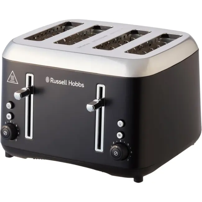 Russell Hobbs Addison 4 Slice Toaster | Matte Black - 27740 Redmond Electric Gorey