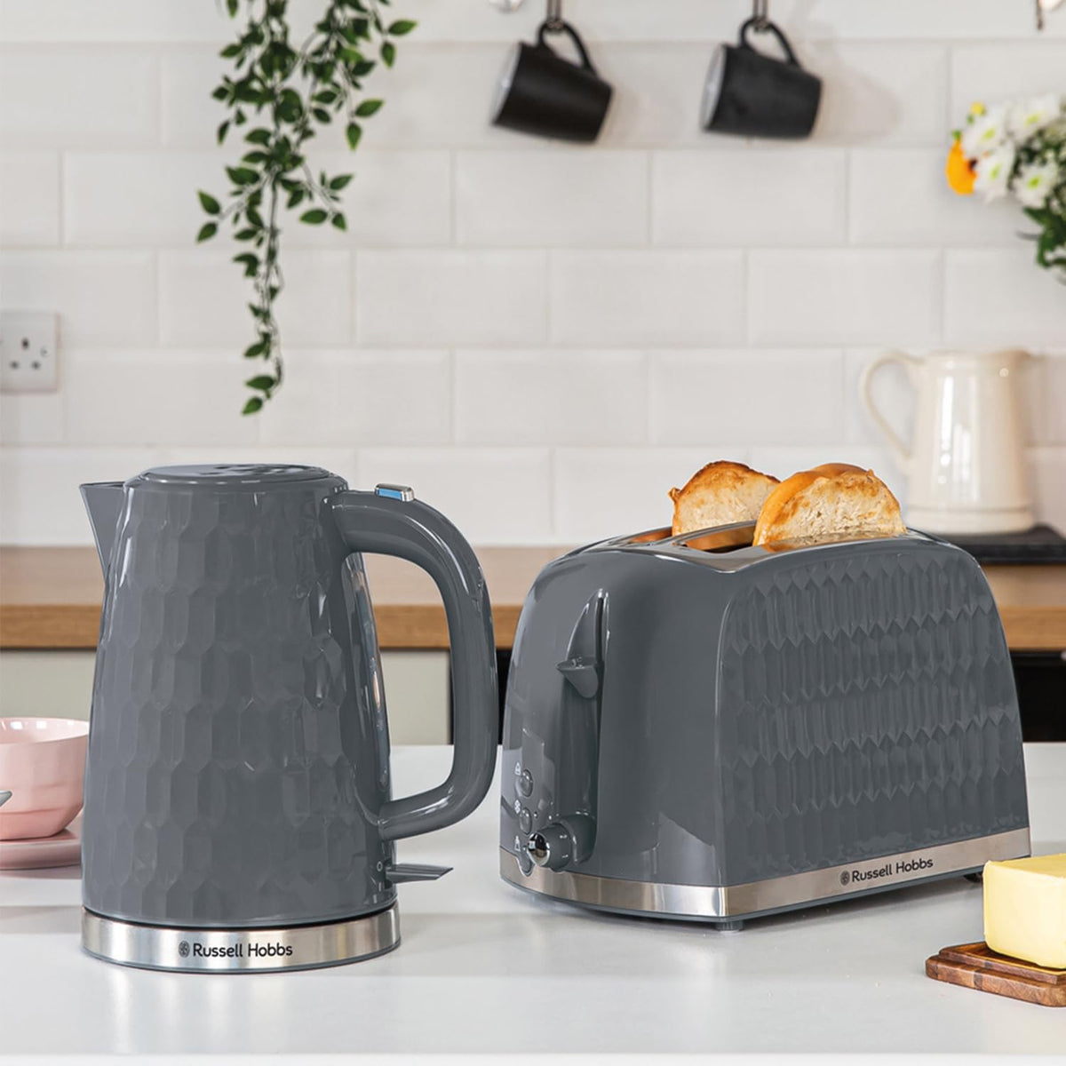 1.7L Honeycomb Kettle | Grey
