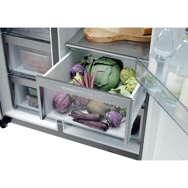 S+ Series 7 573L American Fridge Freezer | Brushed Black | 177.5 (H) | HSPR79F18EWMB(UK)