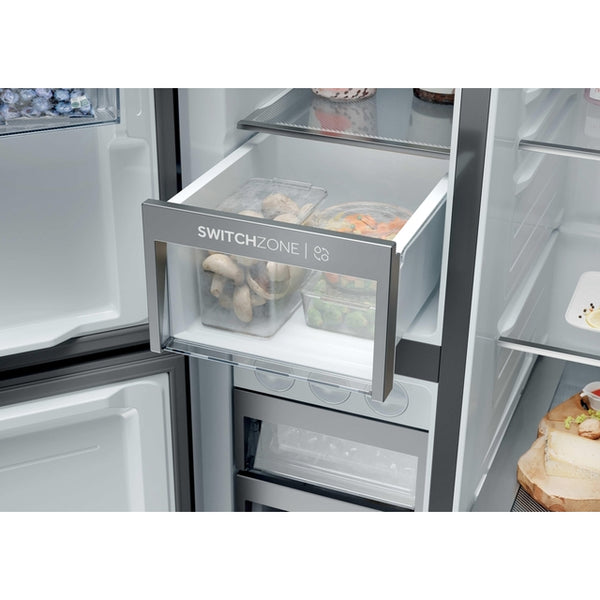 S+ Series 7 573L American Fridge Freezer | Brushed Black | 177.5 (H) | HSPR79F18EWMB(UK)