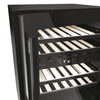 Haier Dual Zone Wine Cooler 44-Bottles | Black - HAKWBD60UK