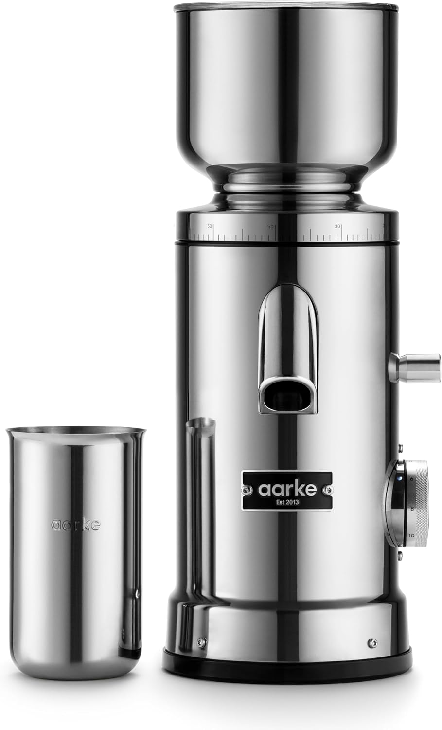 Flat Burr Coffee Grinder | Stainless Steel
