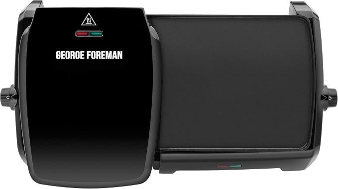 10 Portion Grill and Griddle Black