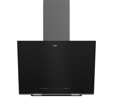 Beko 60cm Inclined Cooker Hood, Black BHCA66341BBH Cooker Hood