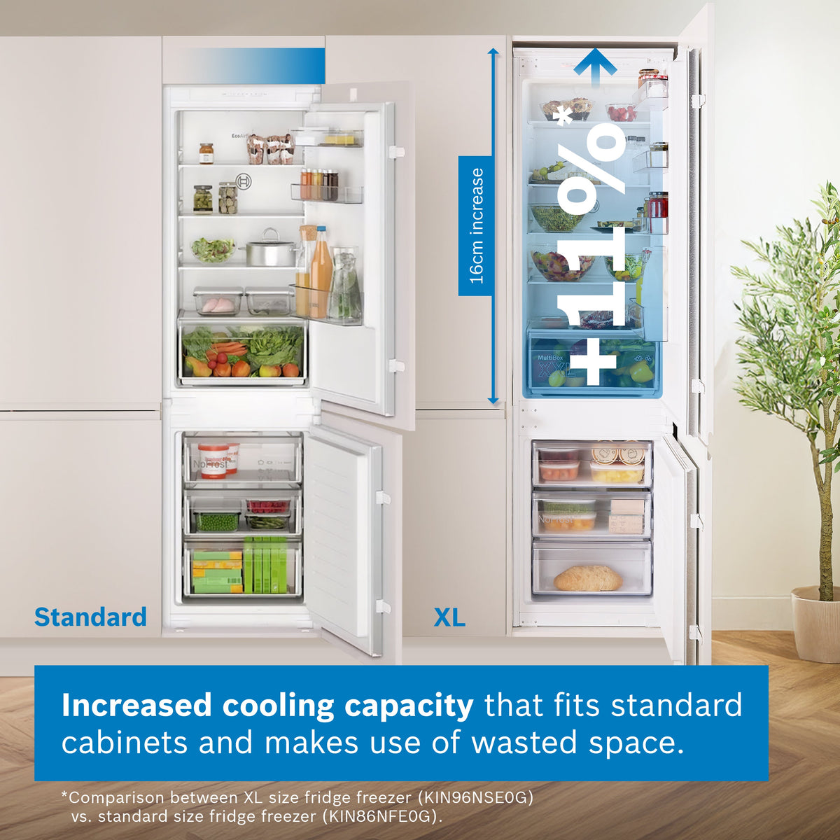 Series 2 290L Built-In Frost Free Fridge Freezer