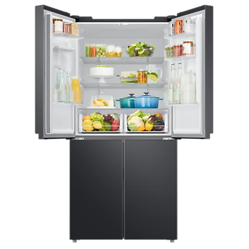 Samsung Series 8 French Style Fridge Freezer with Twin Cooling Plus | Black Steel - RF48A401EB4/EU Redmond Electric Gorey
