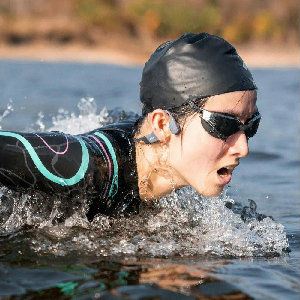 Shokz OpenSwim Pro Open-Ear Wireless Headphones | Grey - 38-S711-ST-GY