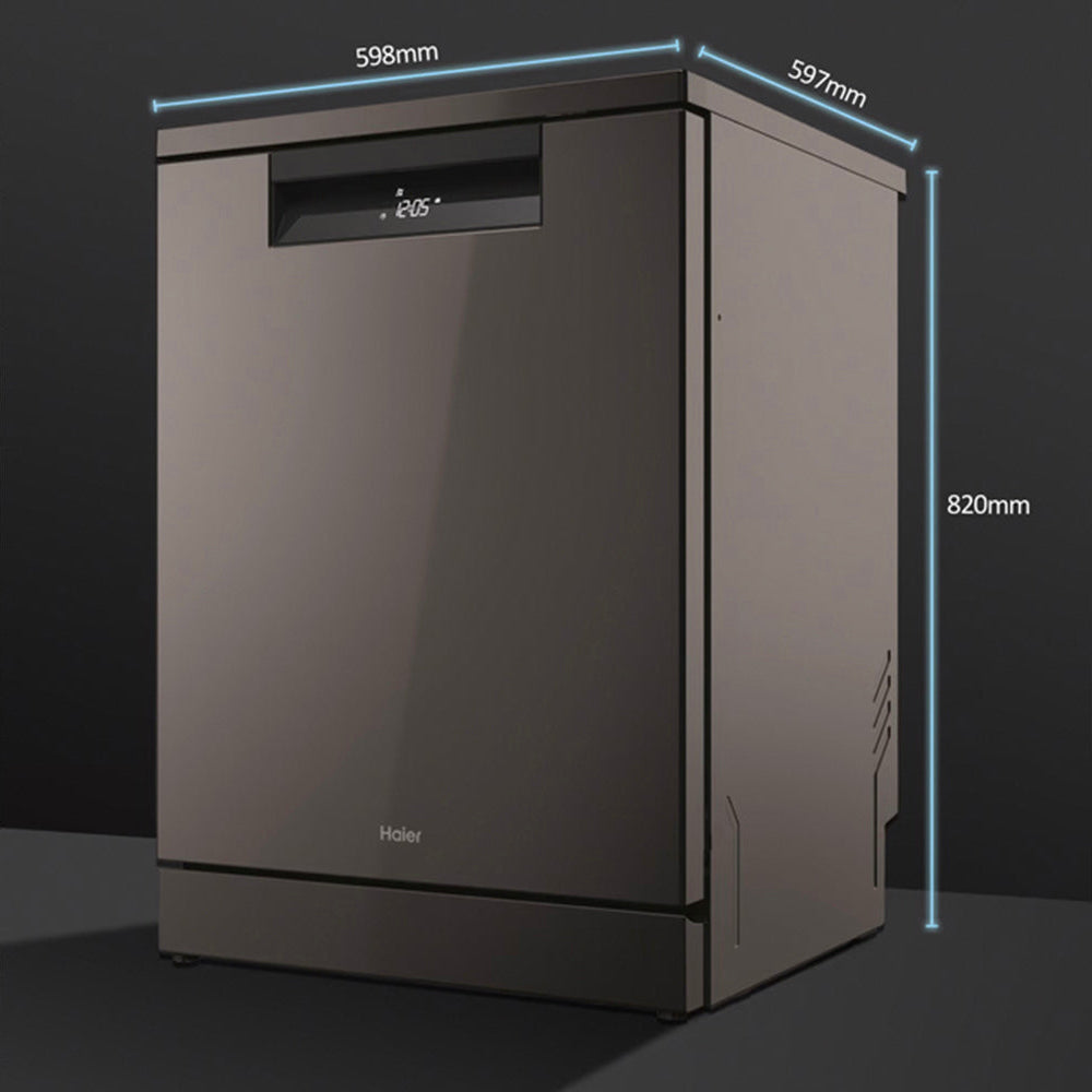 Haier I-Pro Shine Series 7 14 Place Dishwasher | Graphite - XF4A4M4PDA-80