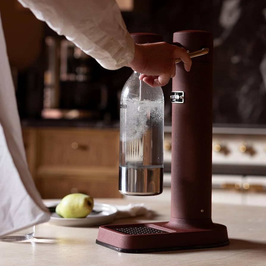 Aarke Sparkling Water Carbonator 3 | Burgundy - A1239 Redmond Electric Gorey