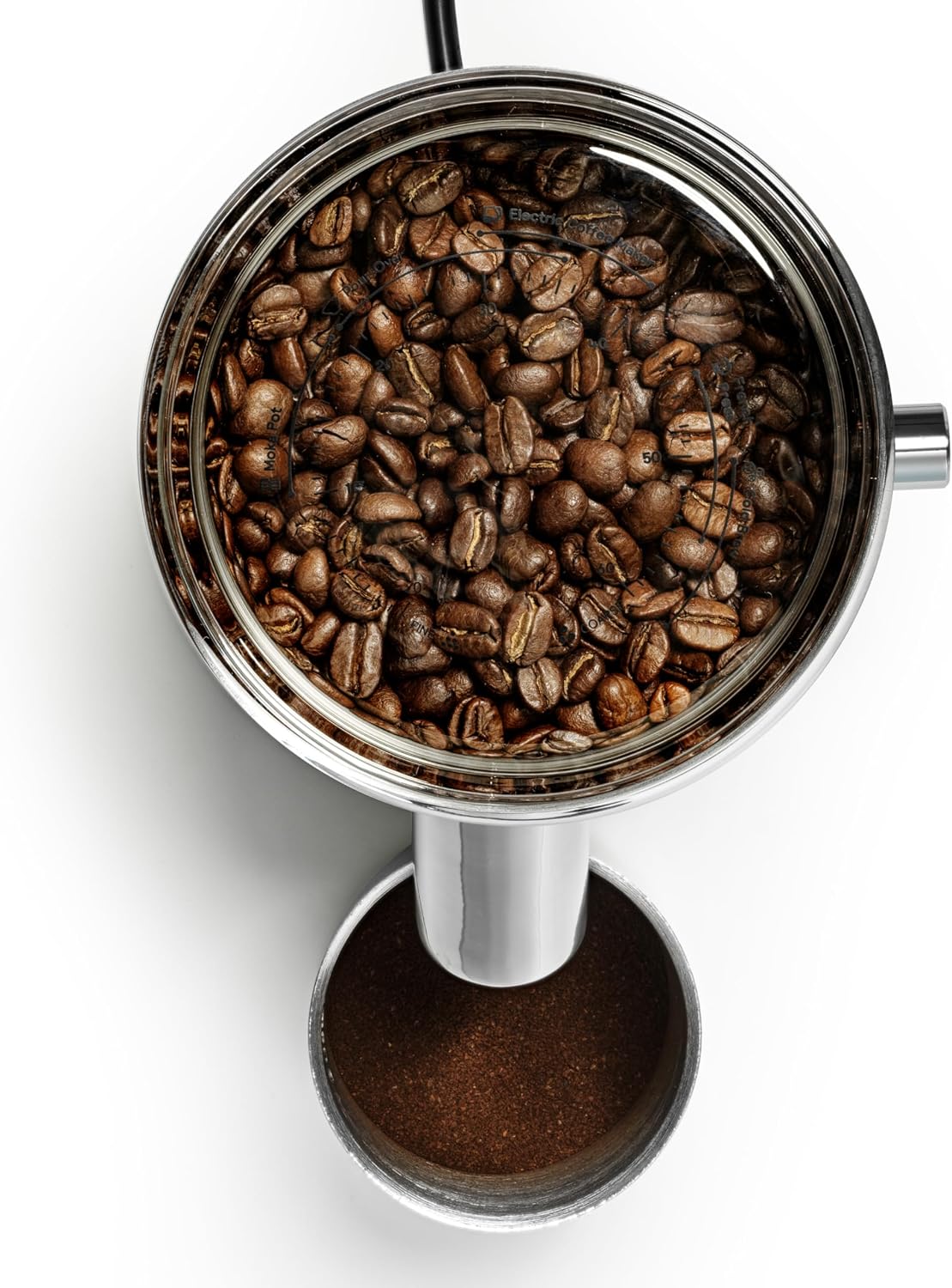 Flat Burr Coffee Grinder | Stainless Steel