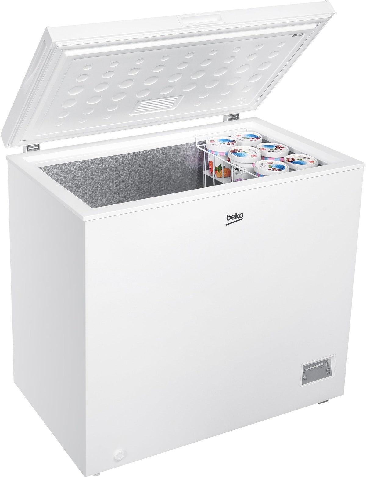 Beko Chest Freezer 371L with Freezer Guard | 85cm (H) | White - CF4371W Redmond Electric Gorey