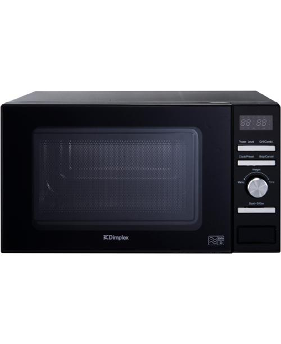 Dimplex 20L 800W Stainless Steel Interior Digital Microwave | Black - 980536 Redmond Electric Gorey