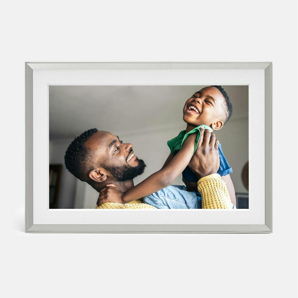 Aura Carver 10.1" Digital Photo Frame with Mat - Clay - AF905-MWHT Redmond Electric