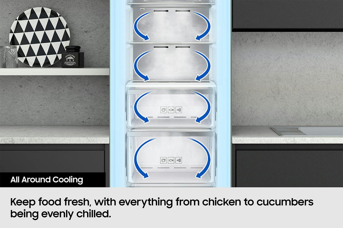 Samsung Smart Integrated One Door Fridge with SpaceMax™ | 178cm (H) - BRR29723EWW/EU Redmond Electric Gorey