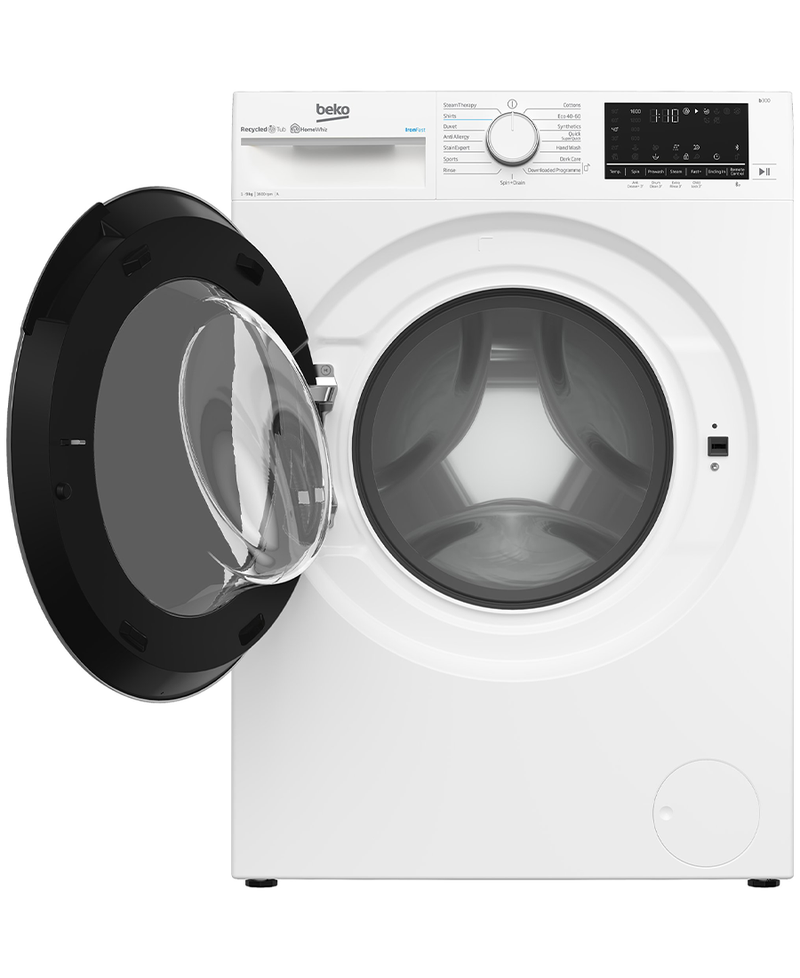 Beko 9kg 1600rpm Washing Machine IronFast RecycledTub® B3W5961IW Redmond Electric Gorey