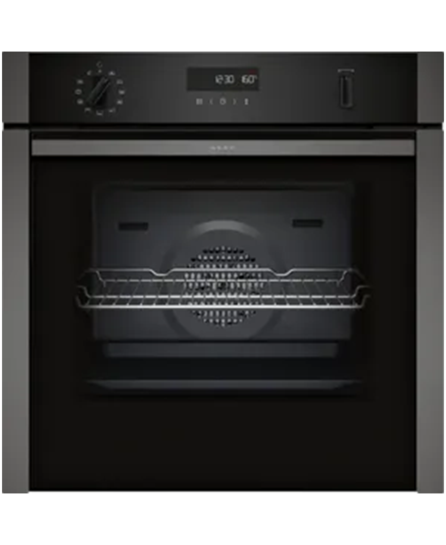Neff N 50 Built-in Slide&Hide Single Oven with Pyrolytic Cleaning | Graphite-Grey - B6ACH7AG7B Redmond Electric Gorey