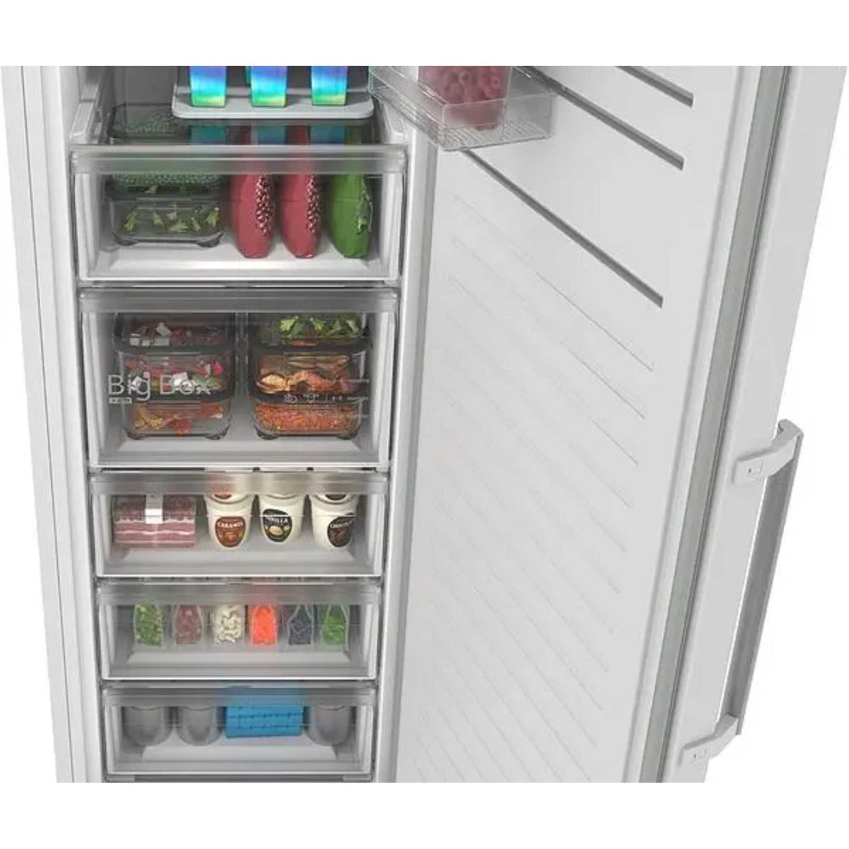 Series 4 Freestanding Tall No Frost Freezer 334L – White | GSN36VWDGG
