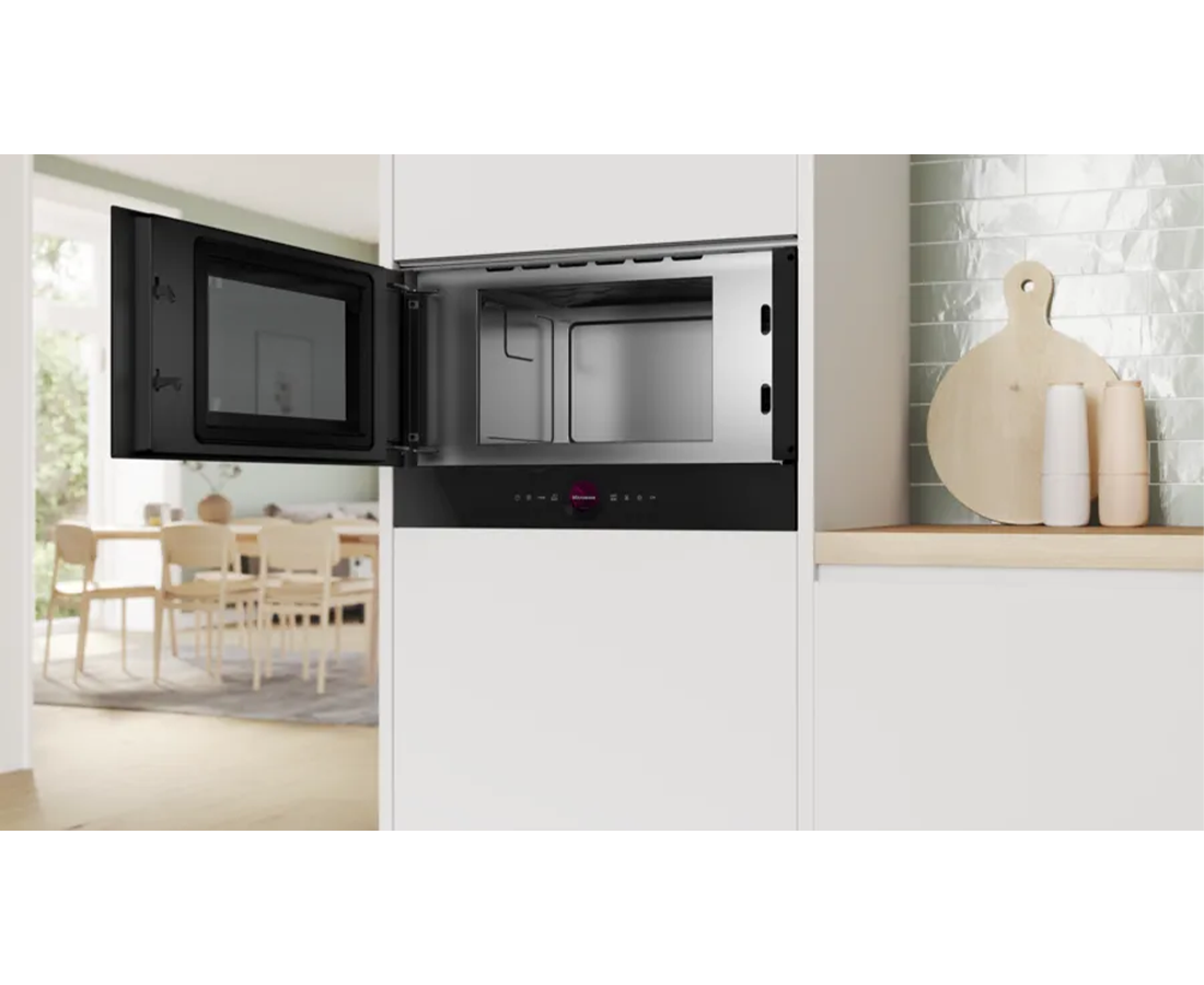 Bosch Series 8 Built-in Microwave with Digital Control Ring | Black BFL7221B1B Redmond Electric Gorey