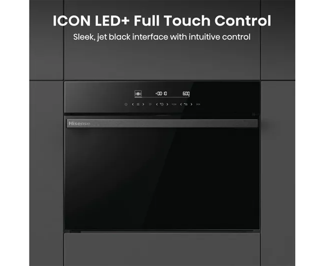 Hisense Hi6 BlackLine AirFry Compact Electric Oven with Microwave | Jet Black - BIM45342ADBGUK Redmond Electric Gorey