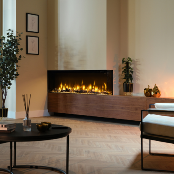 Ignite Bold 50 Inch Built In Electric Fire Black