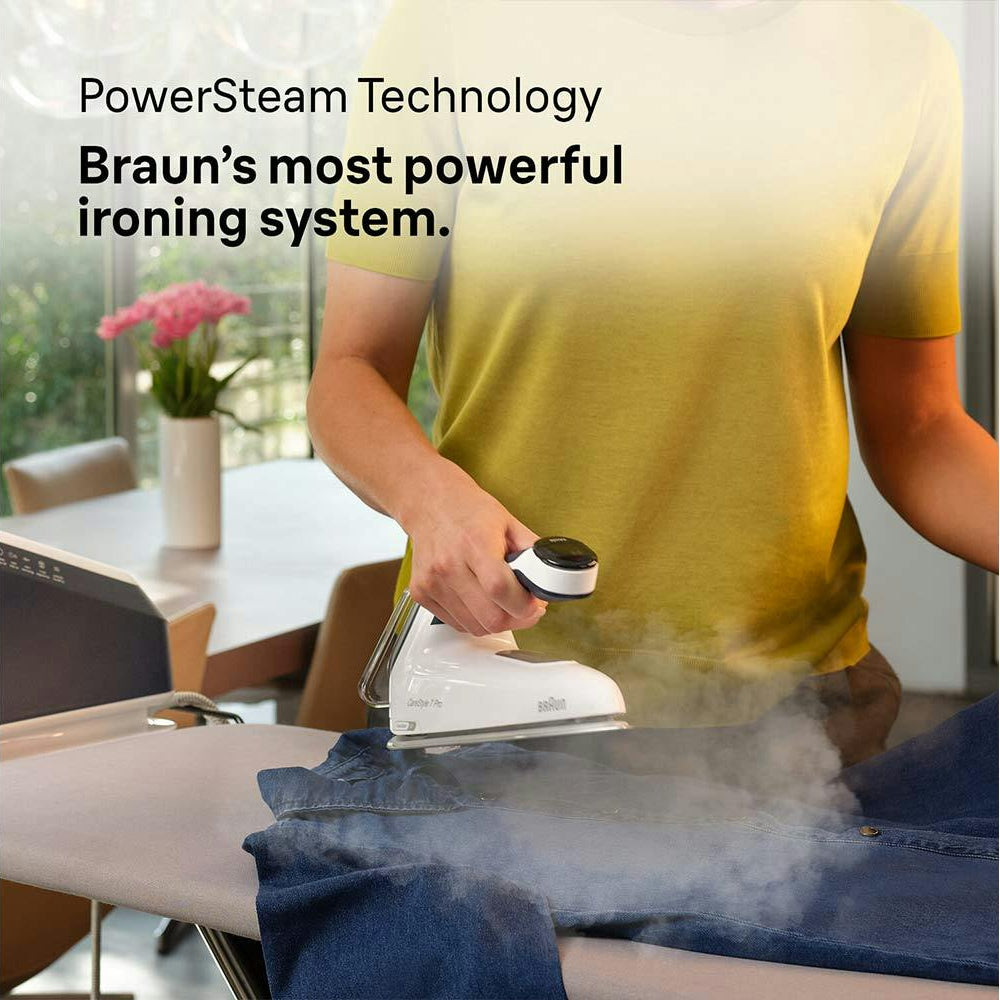 Braun 2400W CareStyle 7 Pro Steam Generator Iron | Blue - IS7282BL Redmond Electric Gorey