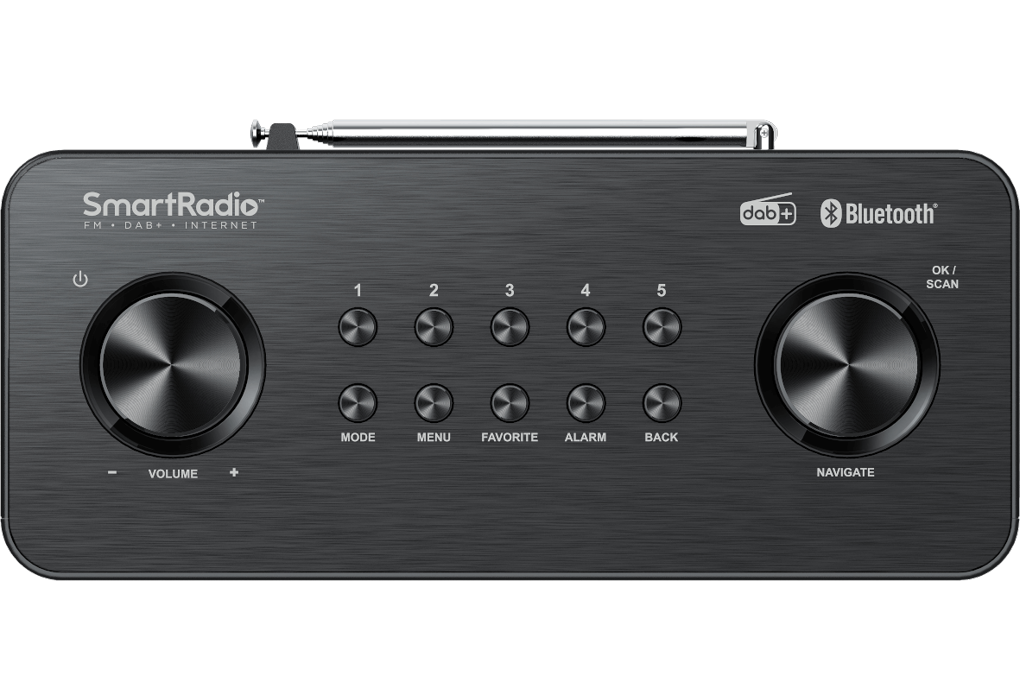 CR-ST100S Smart DAB+ Internet Radio Black