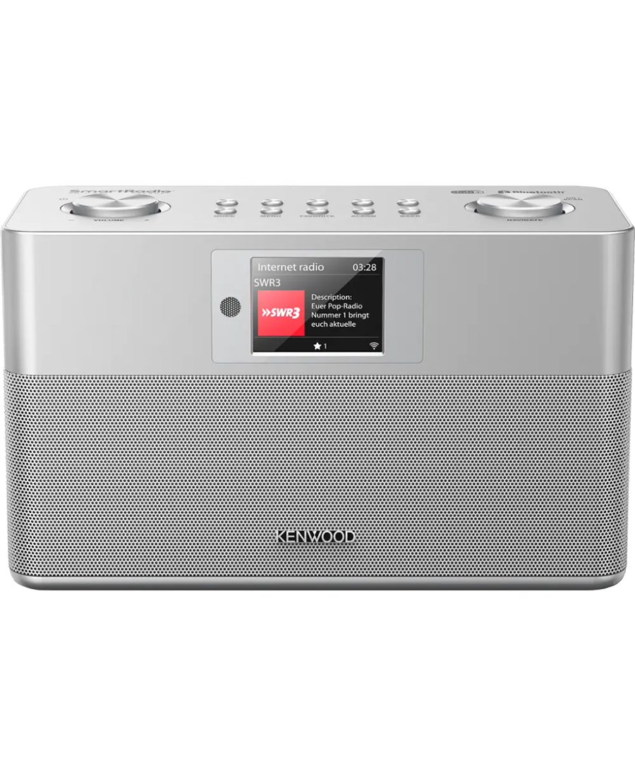 Kenwood FM-RDS / DAB+ Compact Smart Radio | Silver - CRST100SS Redmond Electric Gorey