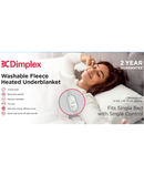 Dimplex Single Washable Fleece Heated Under Blanket DFB2001 Redmond Electric Gorey