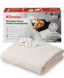 Dimplex Double Washable Fleece Heated Dual Control Under Blanket