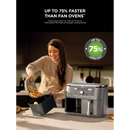 Ninja 6-in-1 Dual Zone Air Fryer 79.5L | Gun Metal Grey - DZ400UK Redmond Electric Gorey