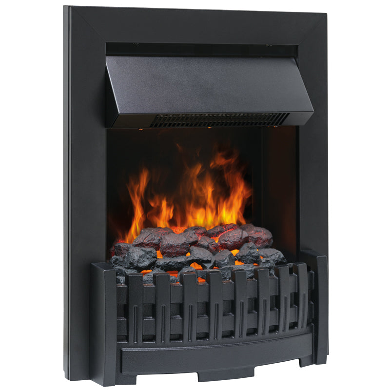 Elsberry 2kW Optimyst Inset Electric Fire Black