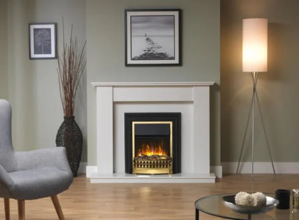 Kingsley Deluxe 2kW Optiflame Electric Fire Brass