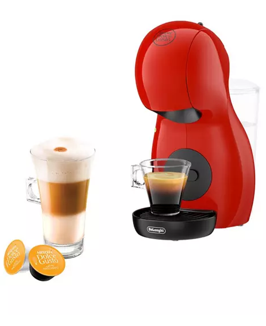 Machine à Café De'Longhi Nescafé Dolce Gusto Piccolo XS - Capsules, 15 Bars, Compacte - Rouge