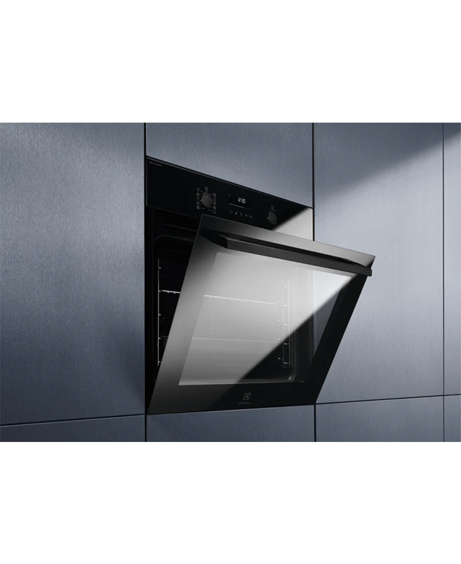 Electrolux 600 SteamBake Built-In Single Oven | Black EOD6C46K2 Redmond Electric Gorey