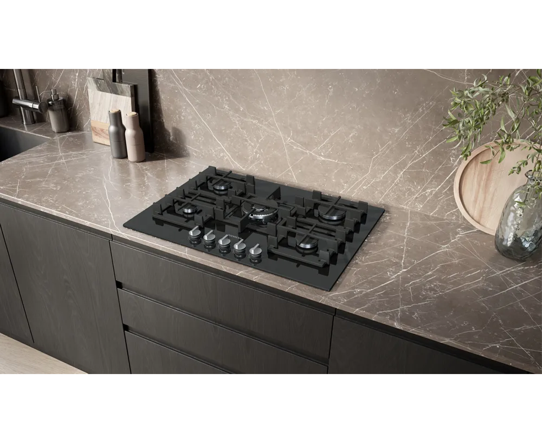 Siemens IQ500 75cm StepFlame Built-In Gas Hob | Black - EP7A6QI40 Redmond Electric Gorey
