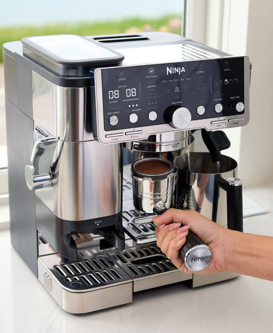Ninja Luxe Café Pro Series Coffee Machine with Cold Brew + Dual Froth | Black & Stainless Steel Redmond Electric Gorey