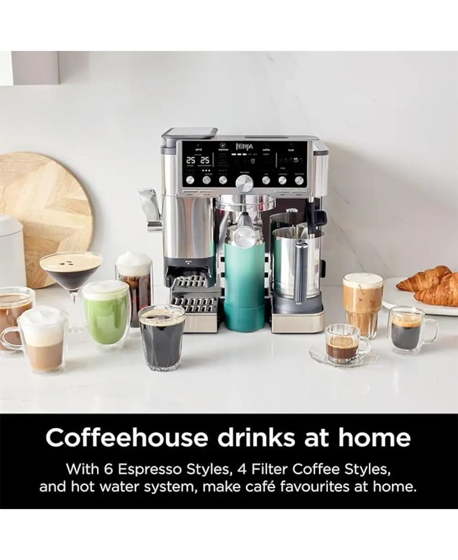 Ninja Luxe Café Pro Series Coffee Machine with Cold Brew + Dual Froth | Black & Stainless Steel Redmond Electric Gorey