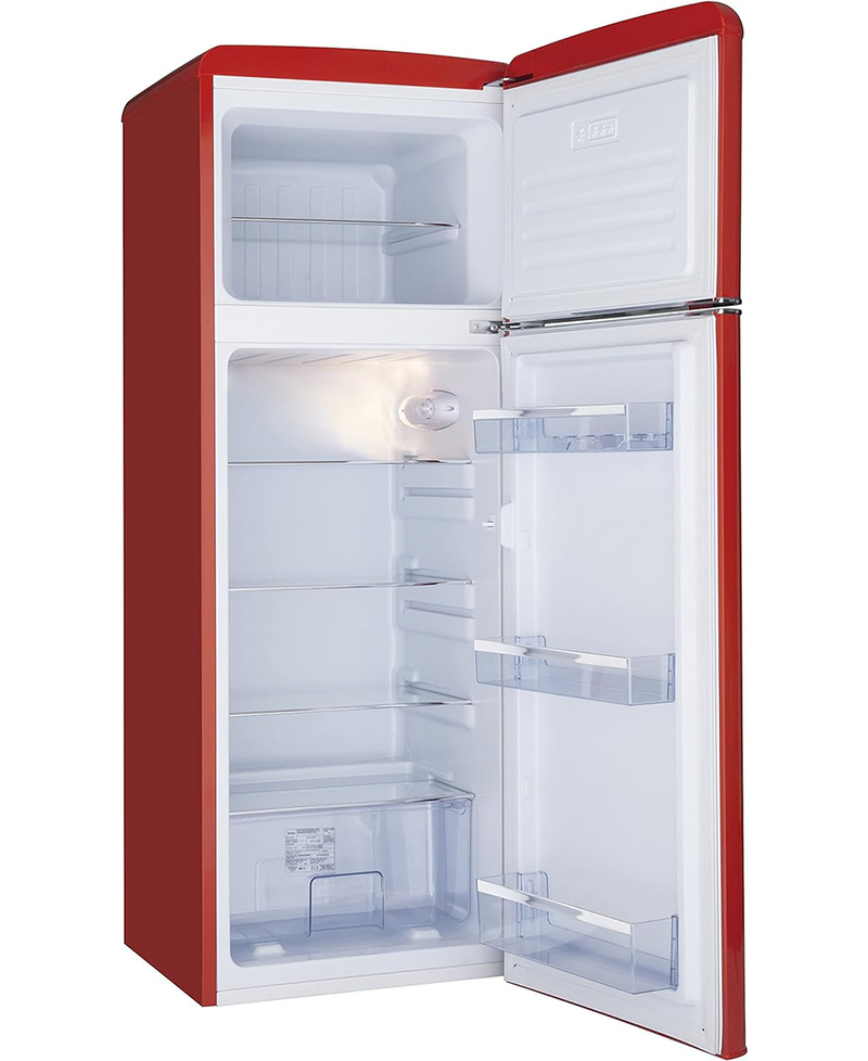 Amica 30/70 Retro Style Fridge Freezer | 144cm (H) | Red FDR2213R Redmond Electric Gorey