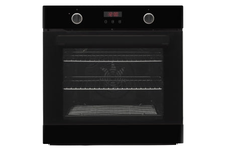 76L 7 Function Built-In Electric Fan Oven Black