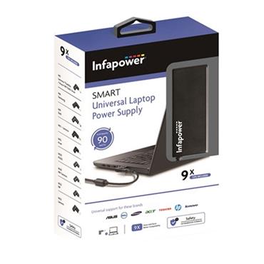 InfaPower 90W Universal Laptop Automatic Power Supply GVP034 Laptop Charger
