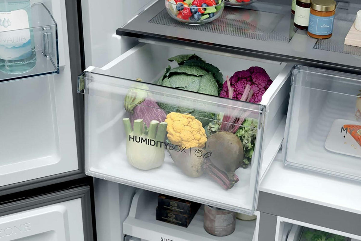 Haier Cube 90 Series 3 Multi Door Fridge Freezer | Slate Black - HCR39F19ENPT Redmond Electric