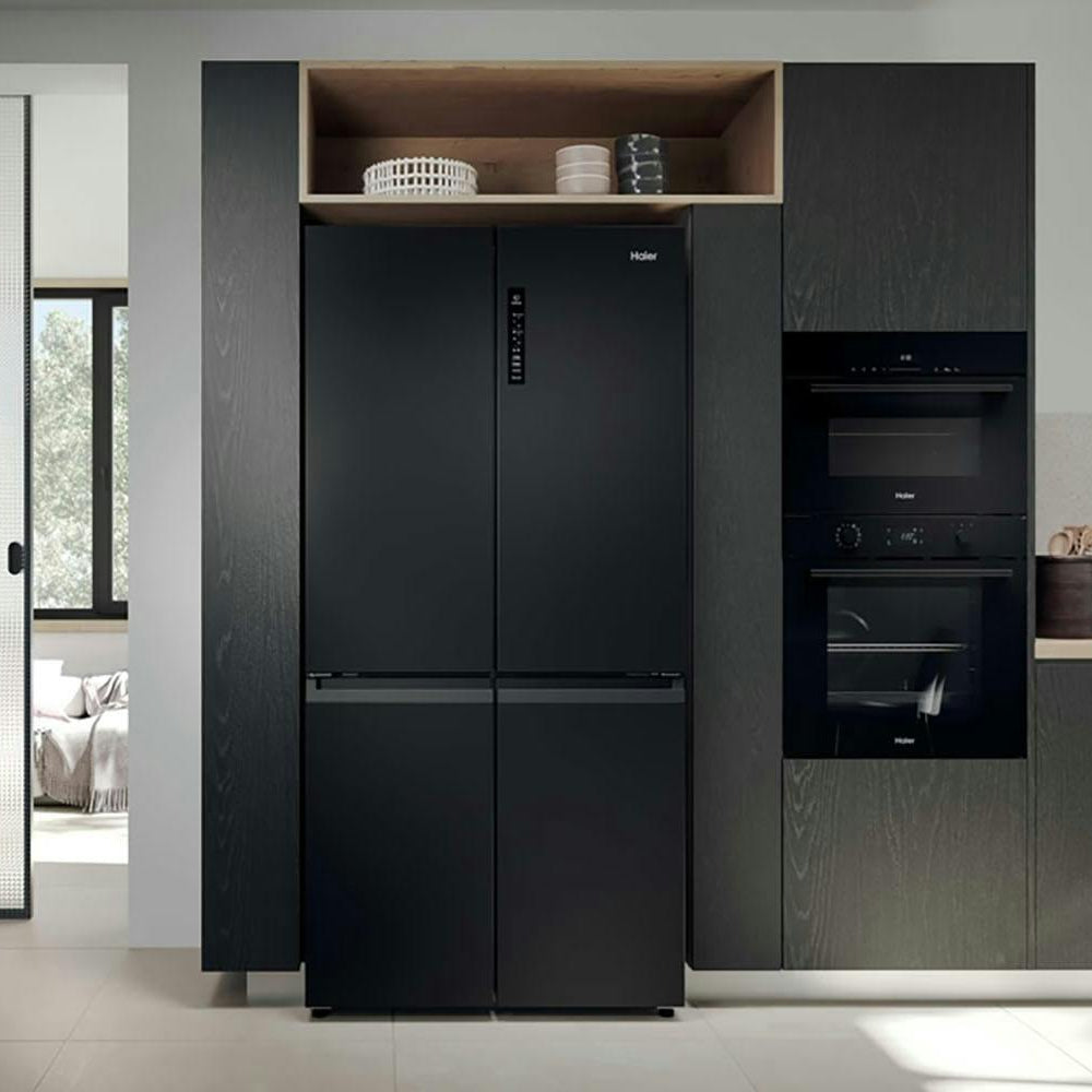 Haier Cube 90 Series 3 Multi Door Fridge Freezer | Slate Black - HCR39F19ENPT Redmond Electric