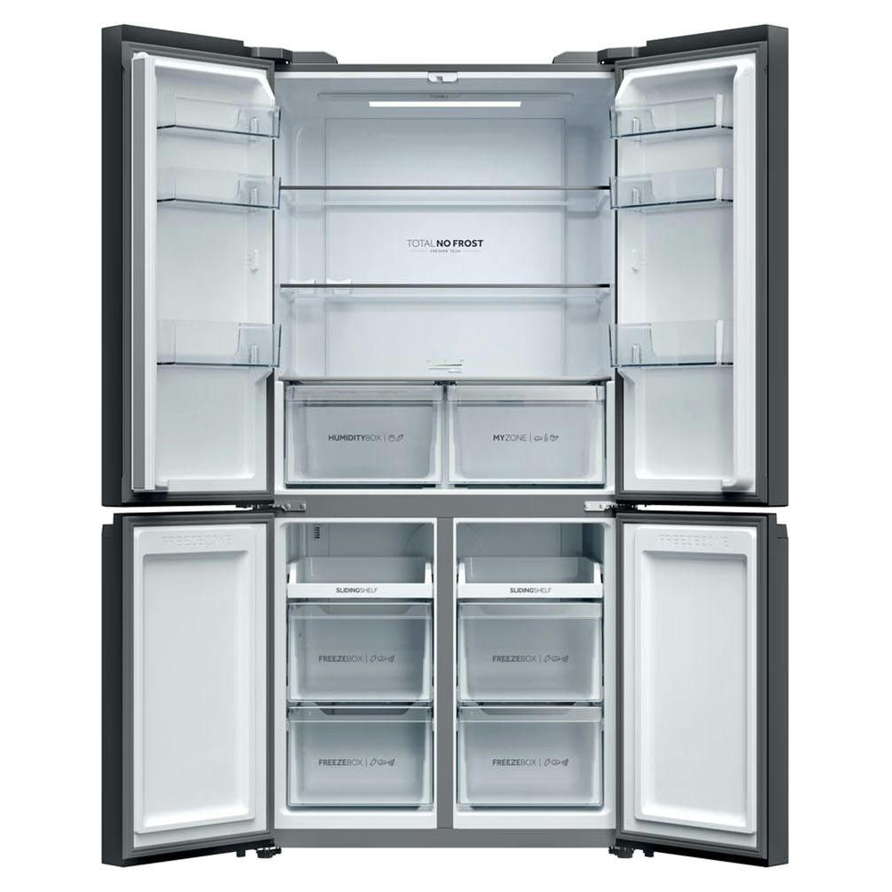 Haier Cube 90 Series 3 Multi Door Fridge Freezer | Slate Black - HCR39F19ENPT Redmond Electric