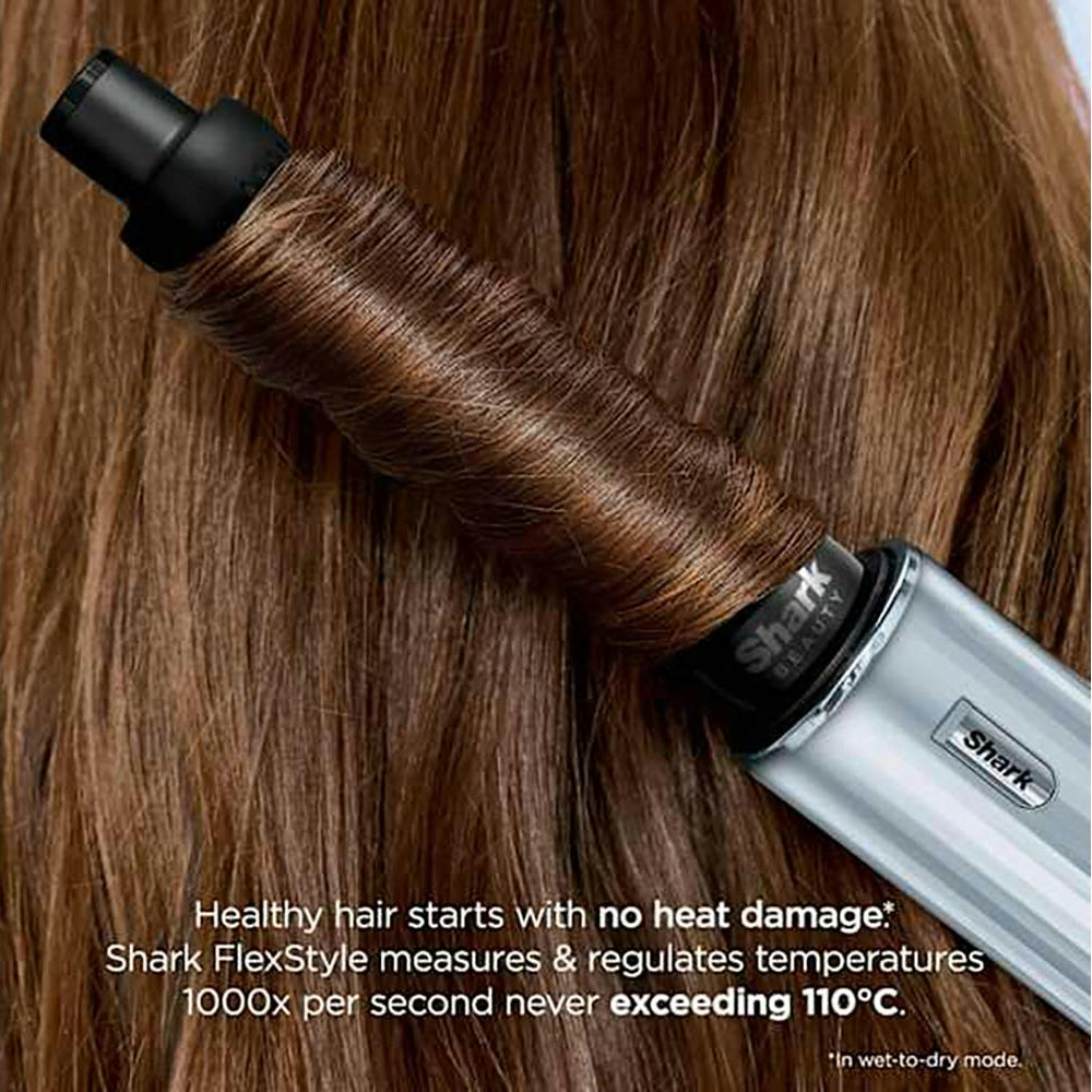 Shark FlexStyle 6-in-1 Air Styler & Hair Dryer | HD476WHUK | Glacial Blue Redmond Electric Gorey