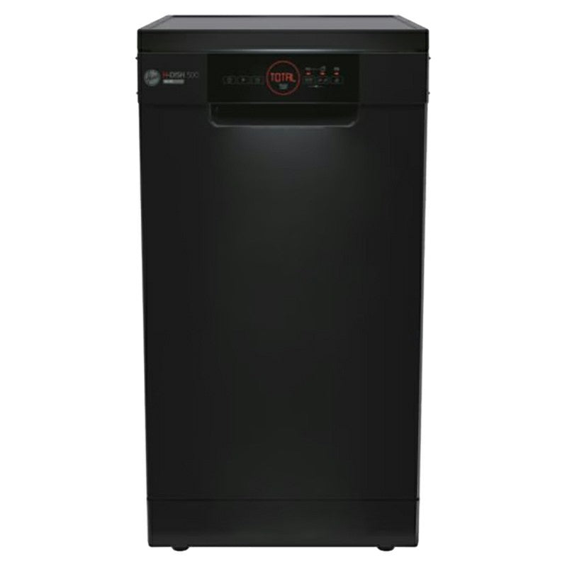 Hoover H-DISH 500 Slimline Freestanding Dishwasher Black | HDPH2D1049B-80 HDPH2D1049B-80