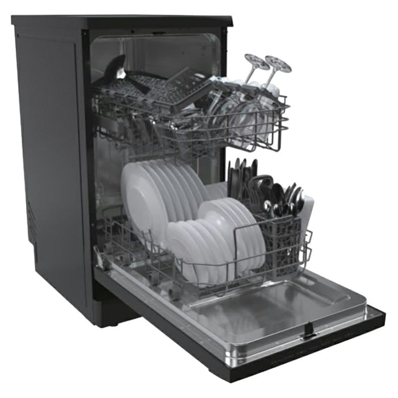 Hoover H-DISH 500 Slimline Freestanding Dishwasher Black | HDPH2D1049B-80 HDPH2D1049B-80