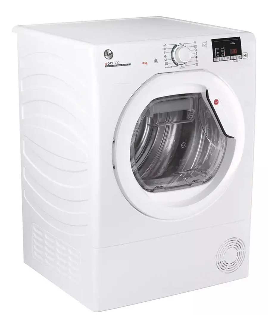 Hoover 8kg A++ Heat Pump Dryer with Sensor Drying | White - HLEH8A2DE-80 Redmond Electric Gorey