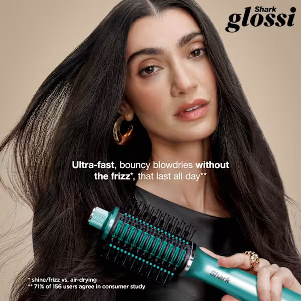 Shark Glossi 2-In-1 Hot Brush + Air Glosser | Juniper HT302UKTL