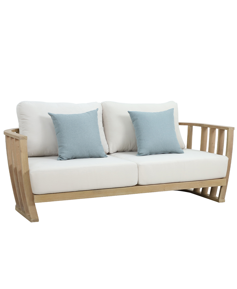 Daybed Wooden Four Piece Lounge Set with Cushions