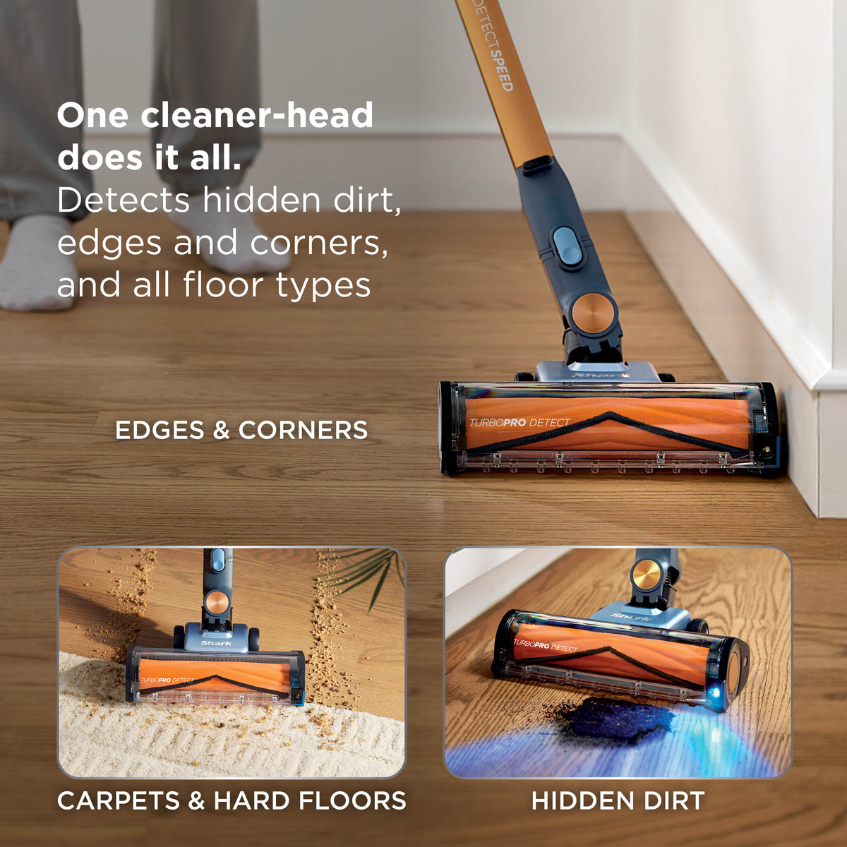 Shark PowerDetect Speed Pet Cordless Vacuum, Twin Battery, Ice Blue IA1241UKTDB